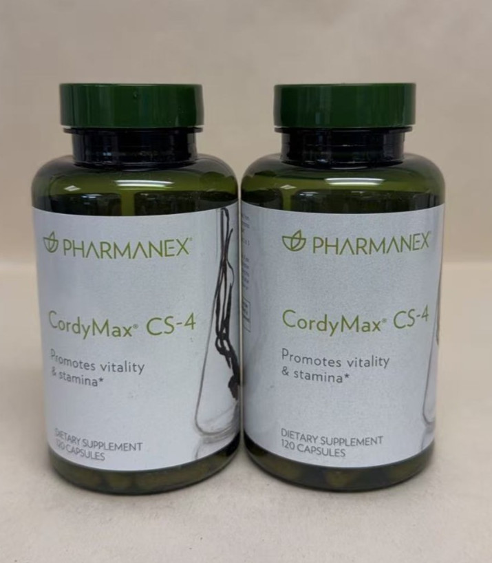 2 Pack Nu Skin Nuskin Pharmanex CordyMax Cs-4, 120 Capsules x 2, Exp 06/2027