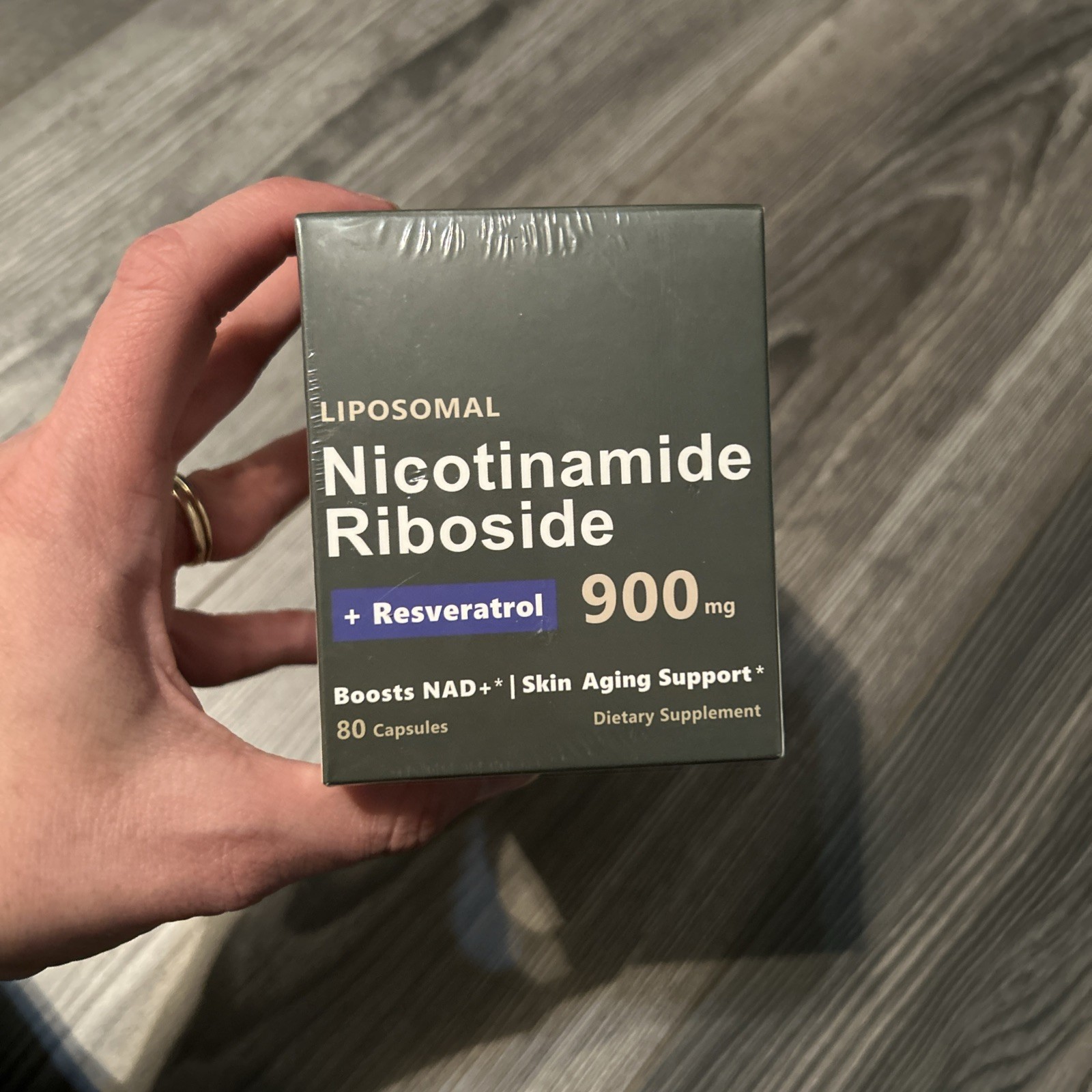 NEW Liposomal Nicotinamide Riboside + Resveratrol 900mg NAD+ Supplement