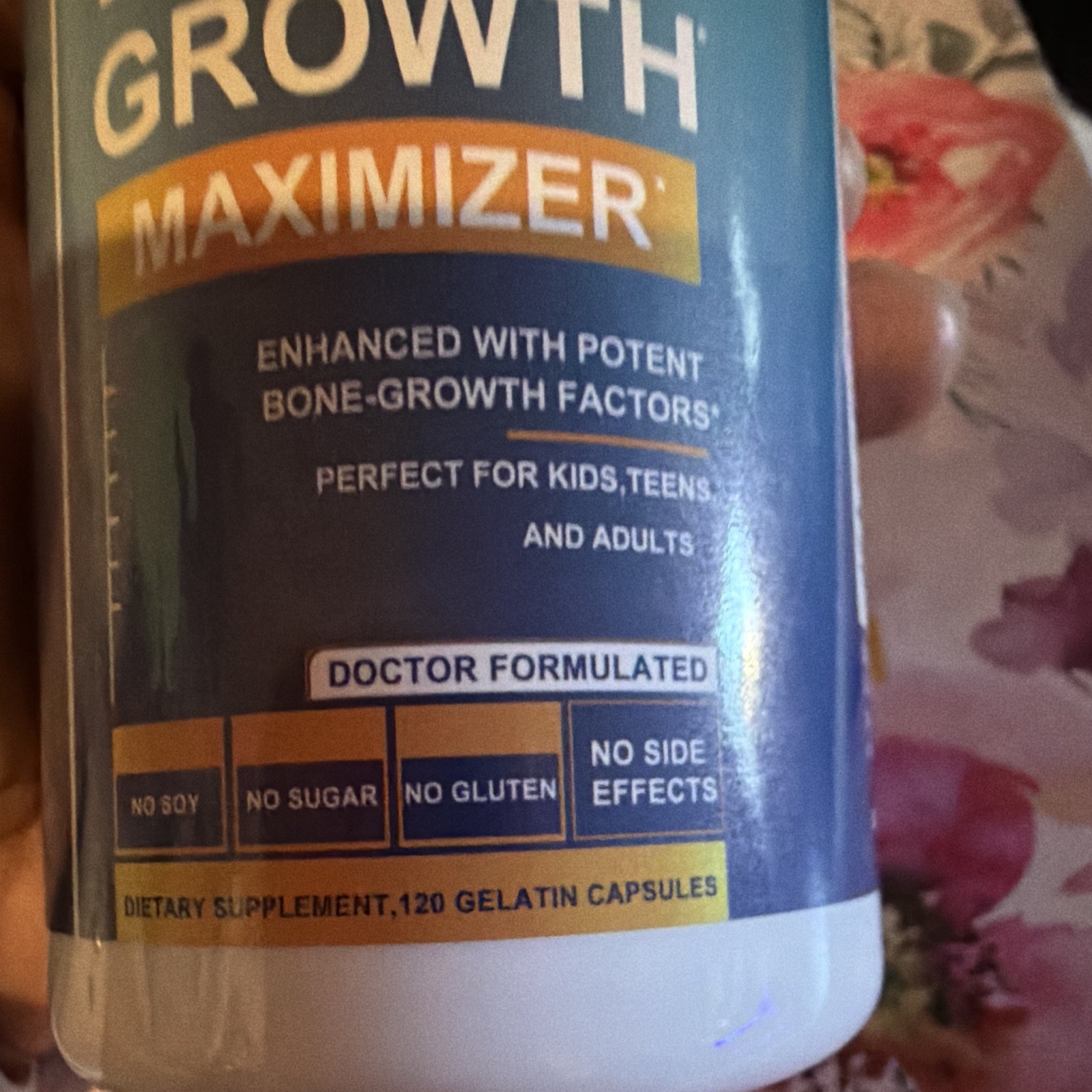 Pslalae Height Growth Maximizer 120 Capsules Gluten-Free Soy-Free Exp 03/2028