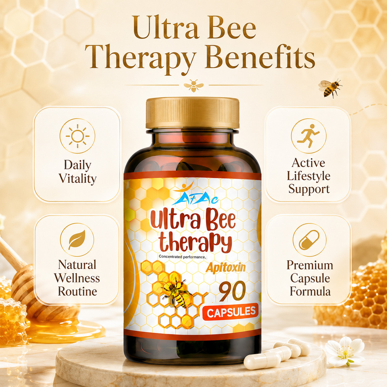 2 Bio Bee Therapy Venom Extract anti-inflammatory Miracle Arthritis support 180