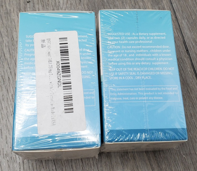Dsvi 2pk GABA 5-HTP L-Tryptophan L-Theanine Ashwagandha 60 Caps per Sleep Mood