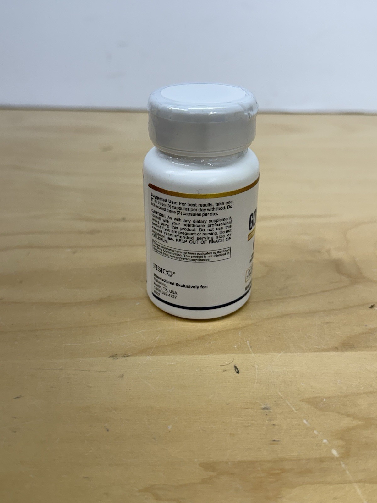 FISCIO GOLDEN GUARD JOINT SUPPLEMENT W TUMERIC 60 CAPSULES EXP 07/2026