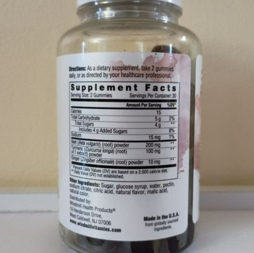 Nutritionworks® Beets with Turmeric & Ginger Gummies Circulation Superfood