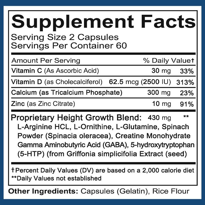 Vitamin Supplements Protects The Skeletal System Promote Height Growth Vitamin D