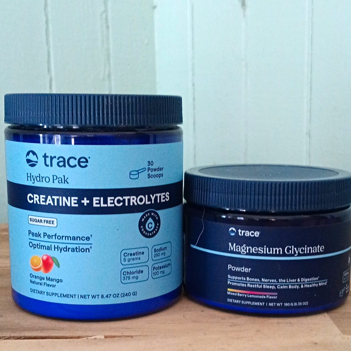 Trace Creatine + Electrolytes Powder Sugar Free Orange Mango 8.47 oz