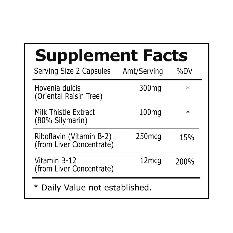 Hovenia Extract, Prevent hangovers, brain & liver from alcohol-induced damage