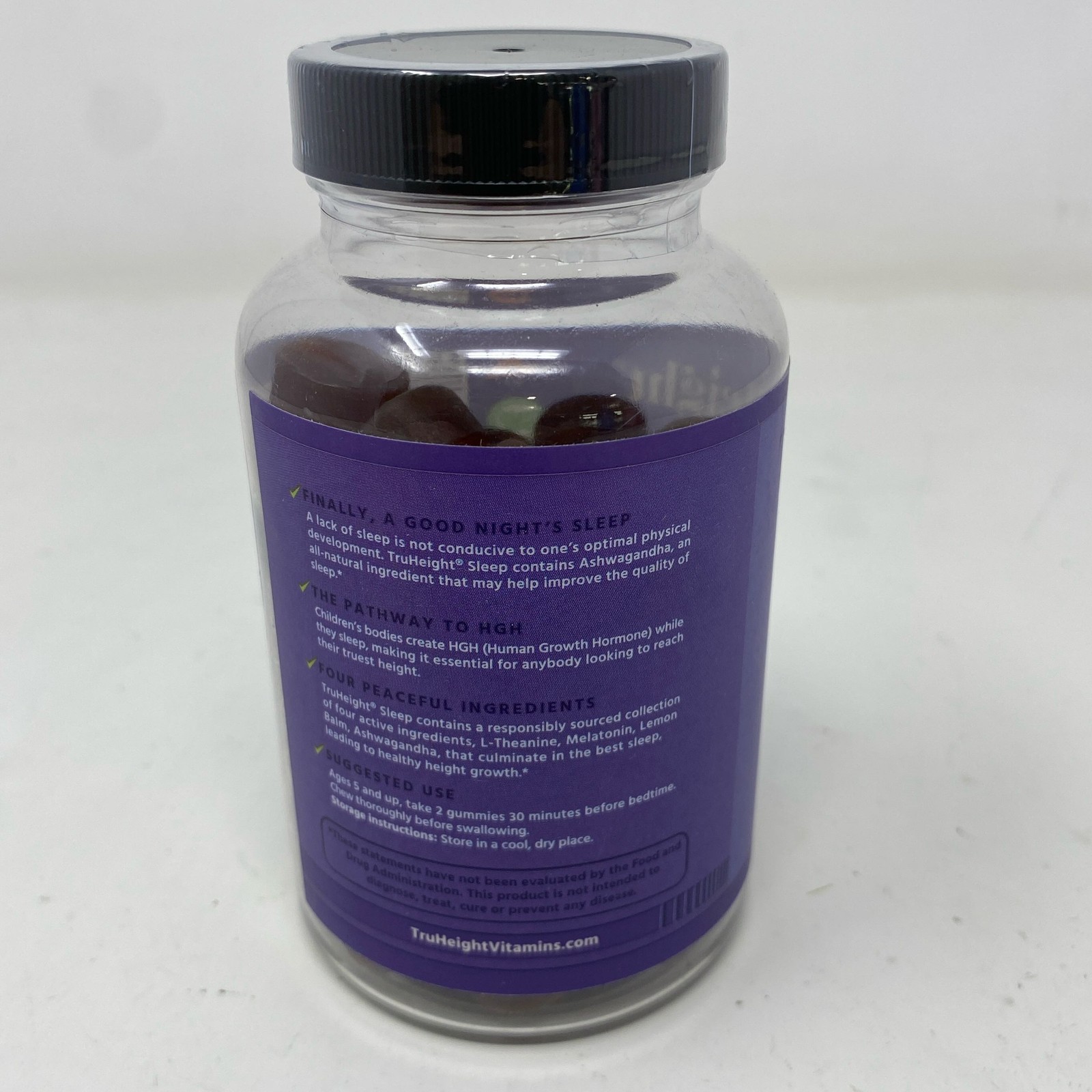 TruHeight Sleep Gummies 60ct Mixed Berry Kids 5+ Multivitamin