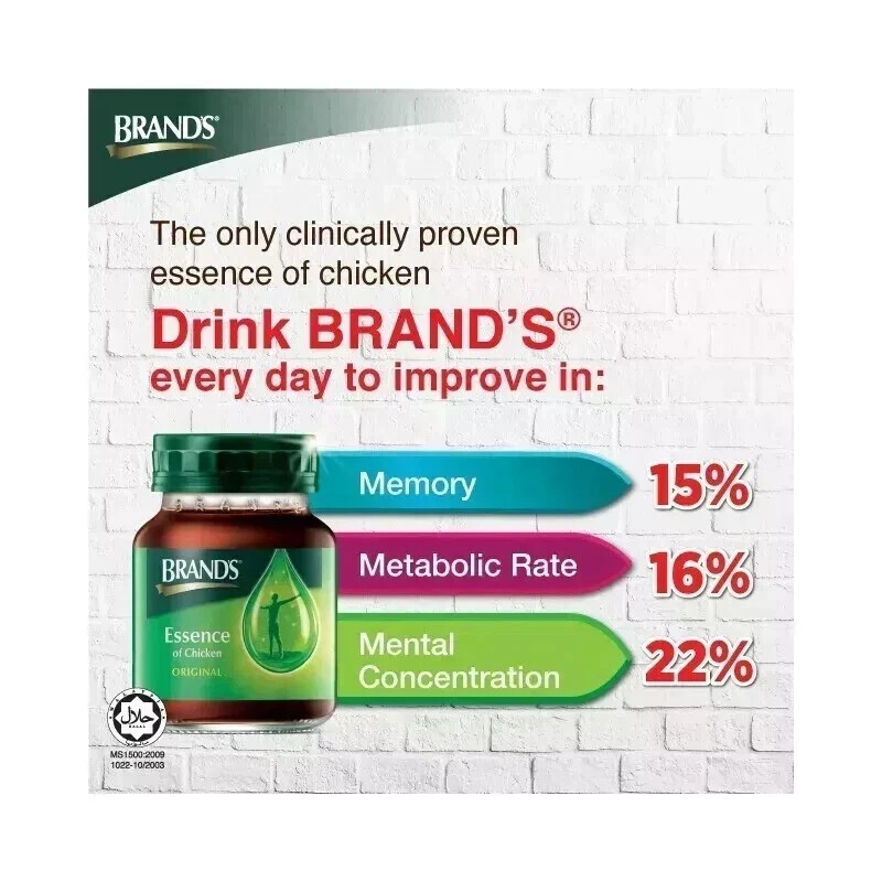 BRAND’S Essence of Chicken 1 Case Expiry Date 2027 (30x70g) Free Fast Shipping