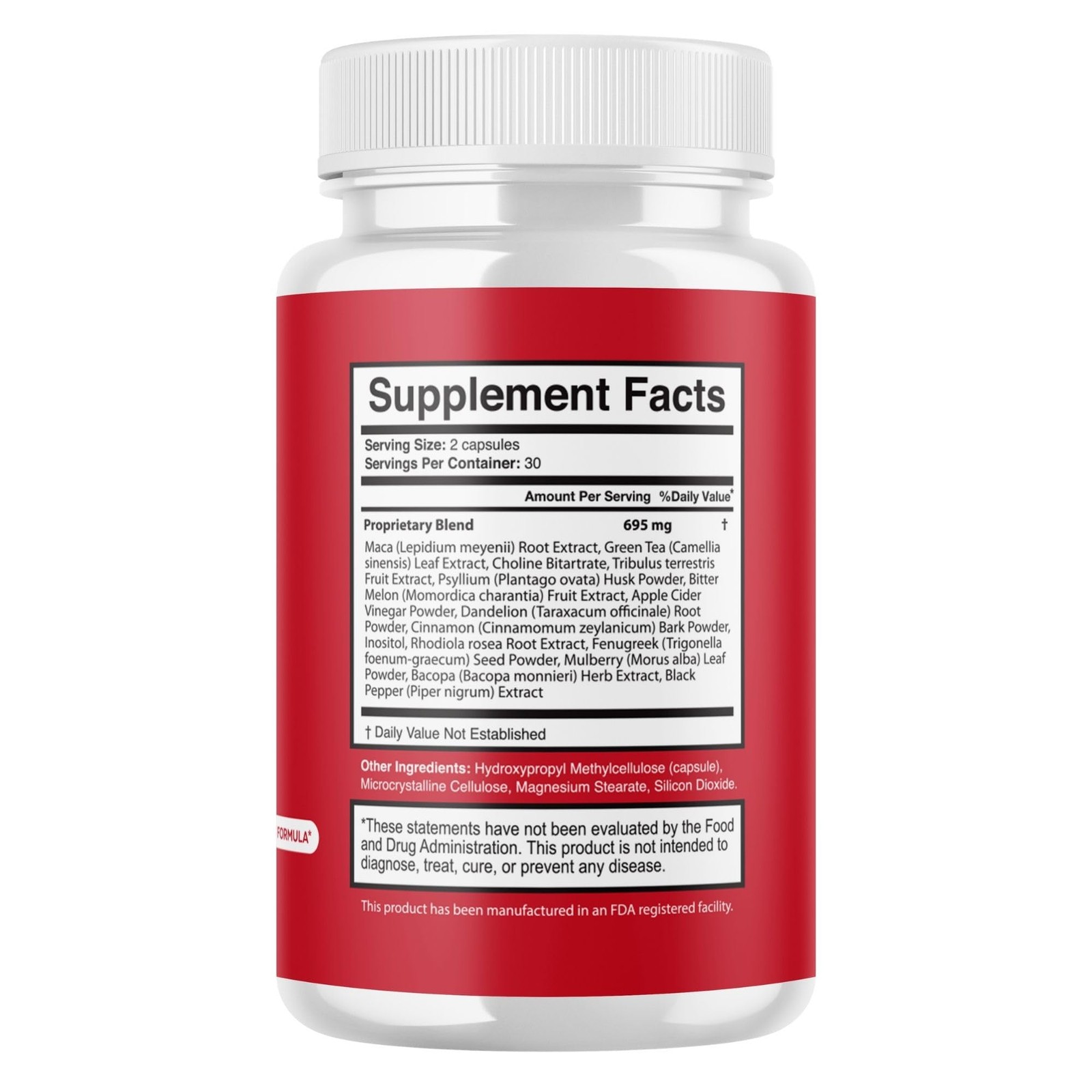LipoJaro Weight Loss Fat Burner Supplement Capsules Natural 2 Pack 120Ct