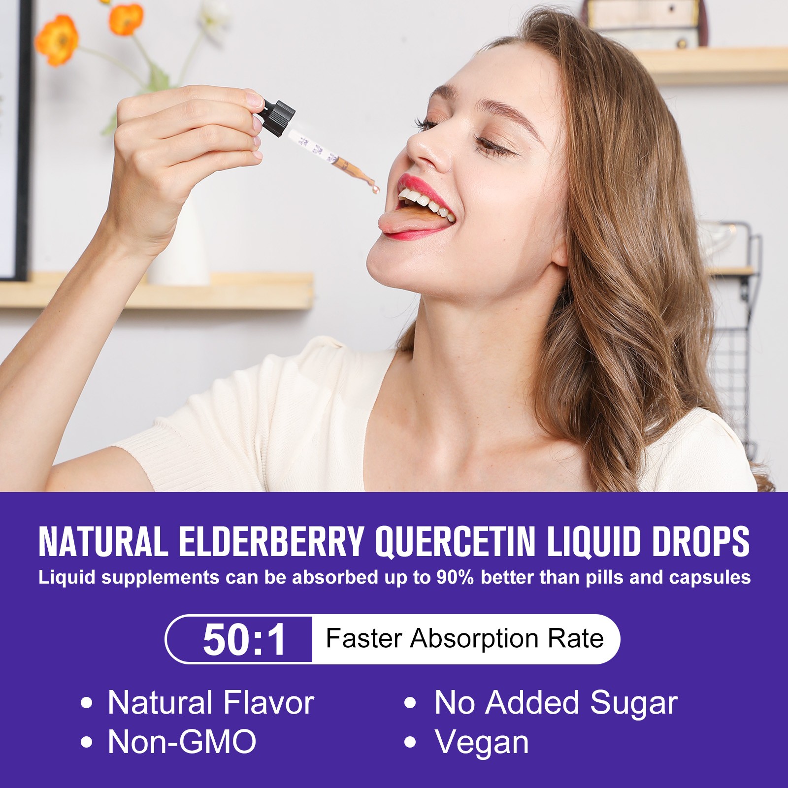 Black Elderberry 3000mg Capsules – Immune Support&Antioxidant 120ct,High Potency
