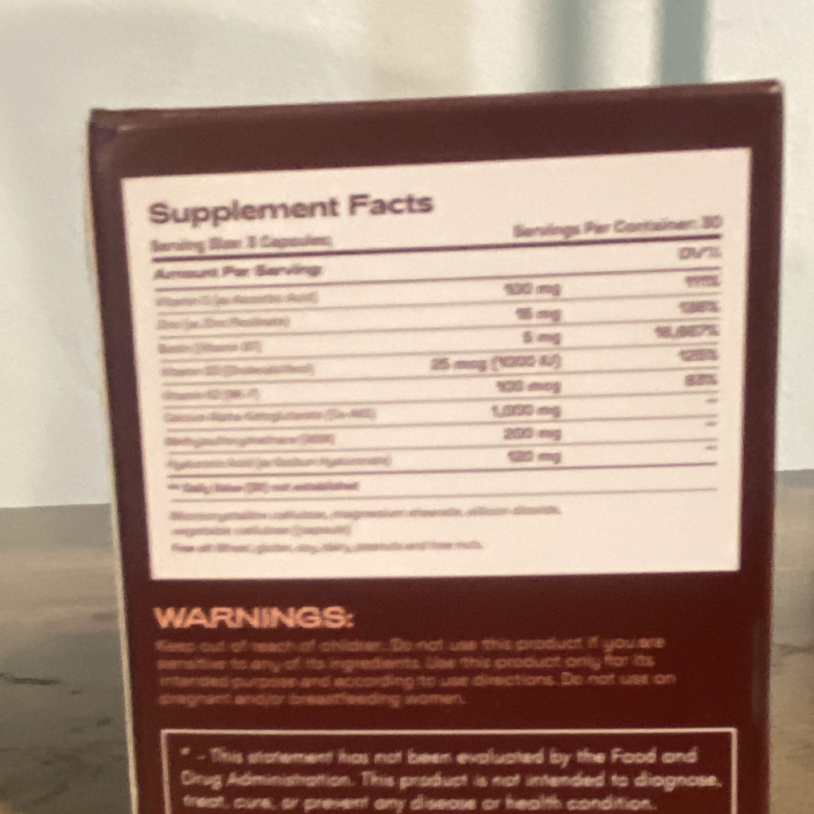 CataKor Skin, Hair & Nails Formula Hair Growth Supplement 90 Capsules