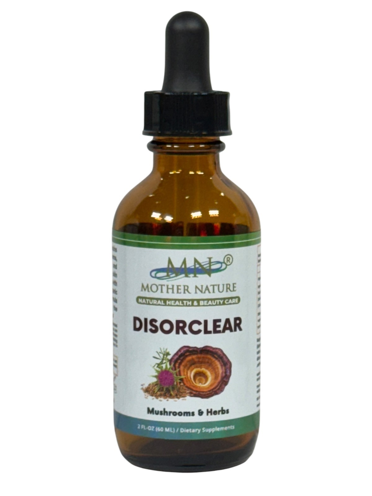 Disorclear Skin Support Liquid Extract Lymphatic Cleanse Eczema Reishi Cordyceps