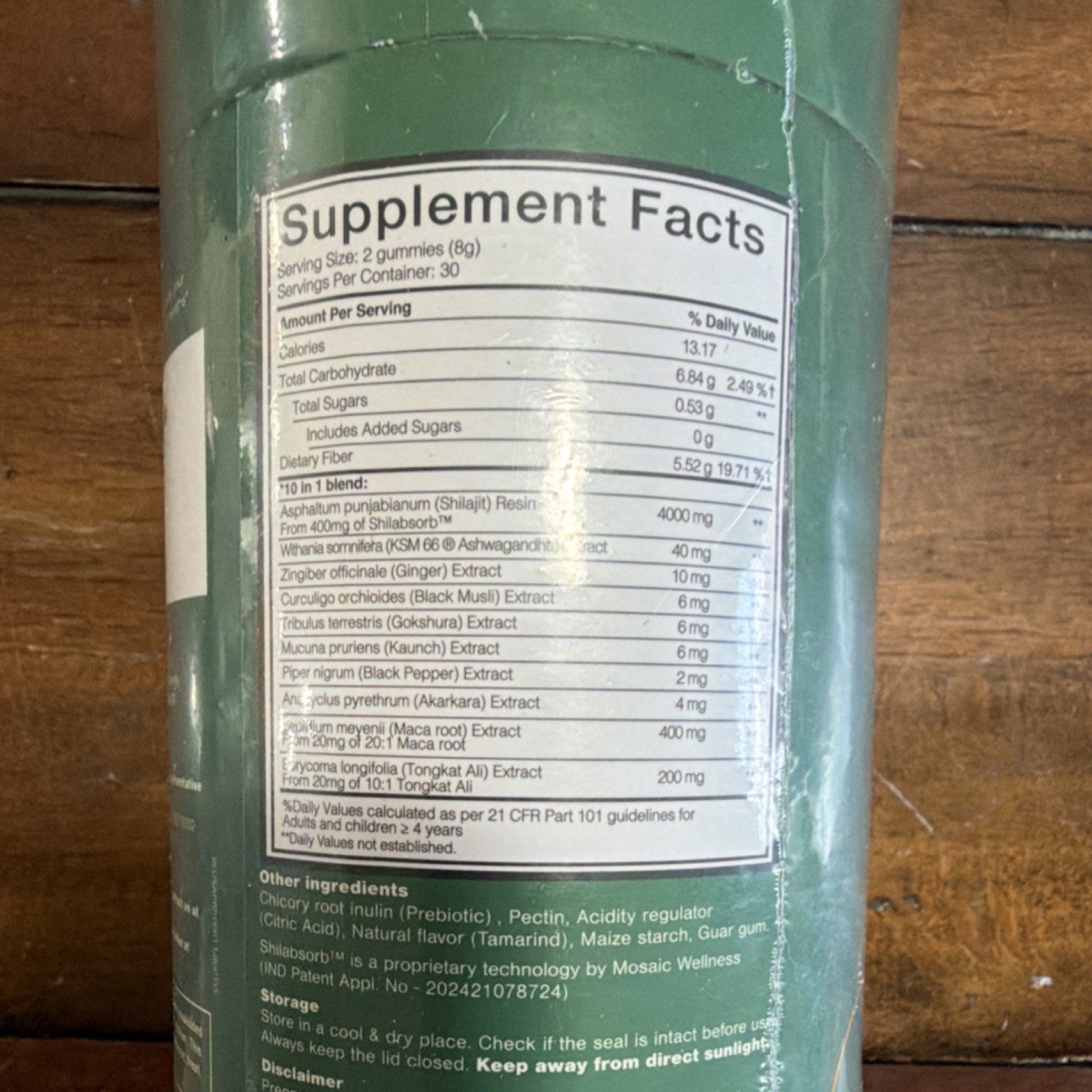 Root Labs Alpha Gummies 10-in-1 Shilajit, Ashwagandha, Vegan, Non-GMO, 60 ct