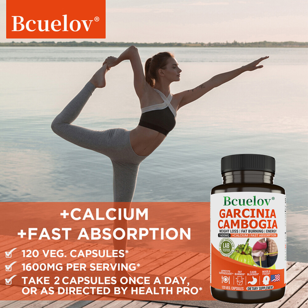 GARCINIA CAMBOGIA 1600mg 50% HCA Extract Weight Loss Capsules – Fat Burner
