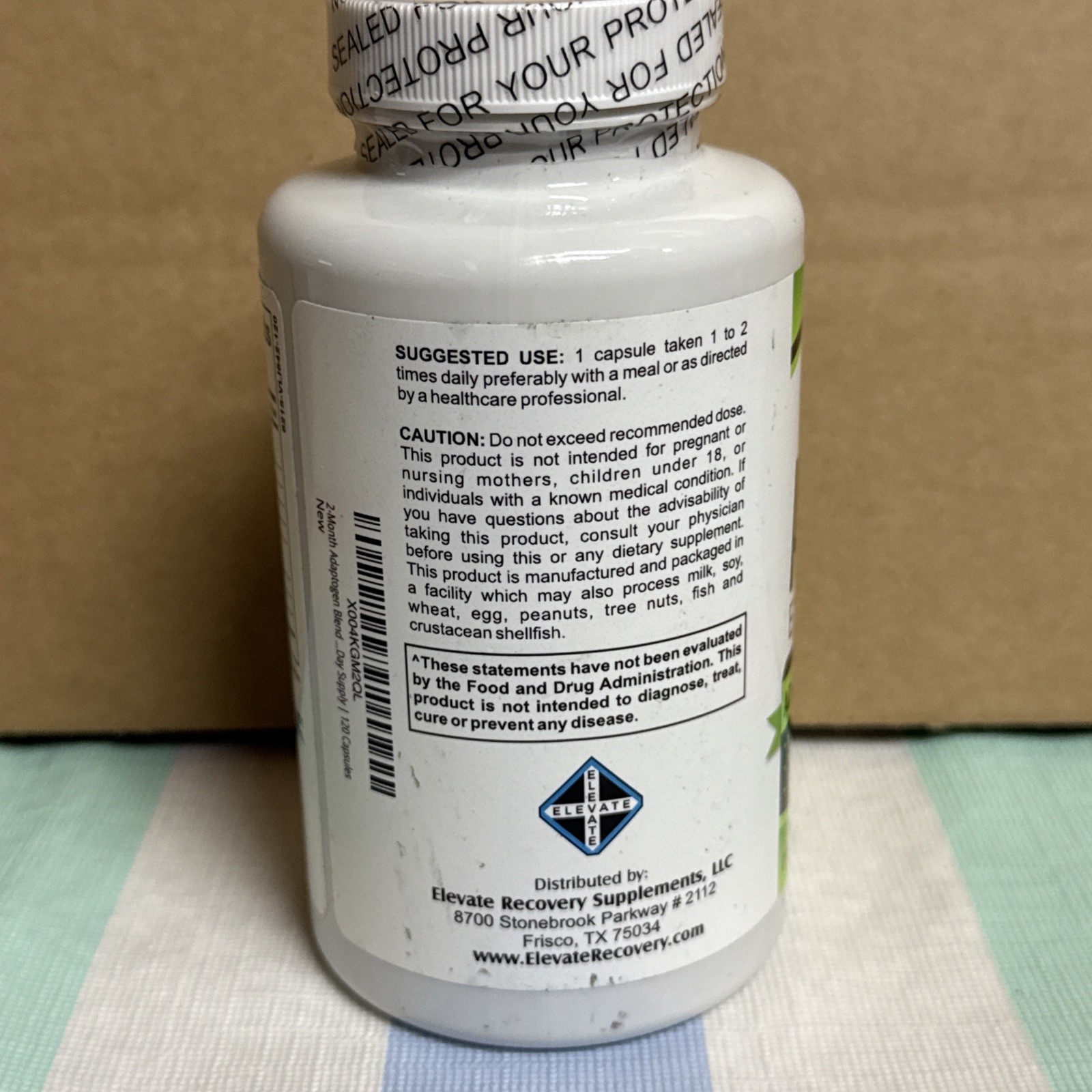 Herbal Adaptogen Mood Support Supplement – Calming Adaptogens Supplement 120ct