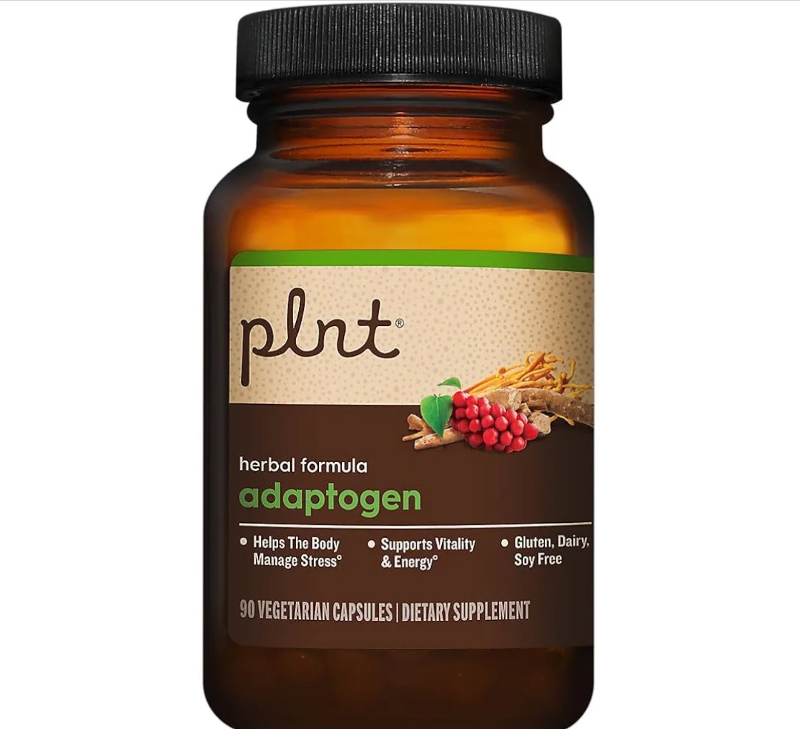Plnt ORGANIC ADPTOGENS 90 Capsules ( 90 Servings ) BEST BY 08/26 FREE SHIPPING!