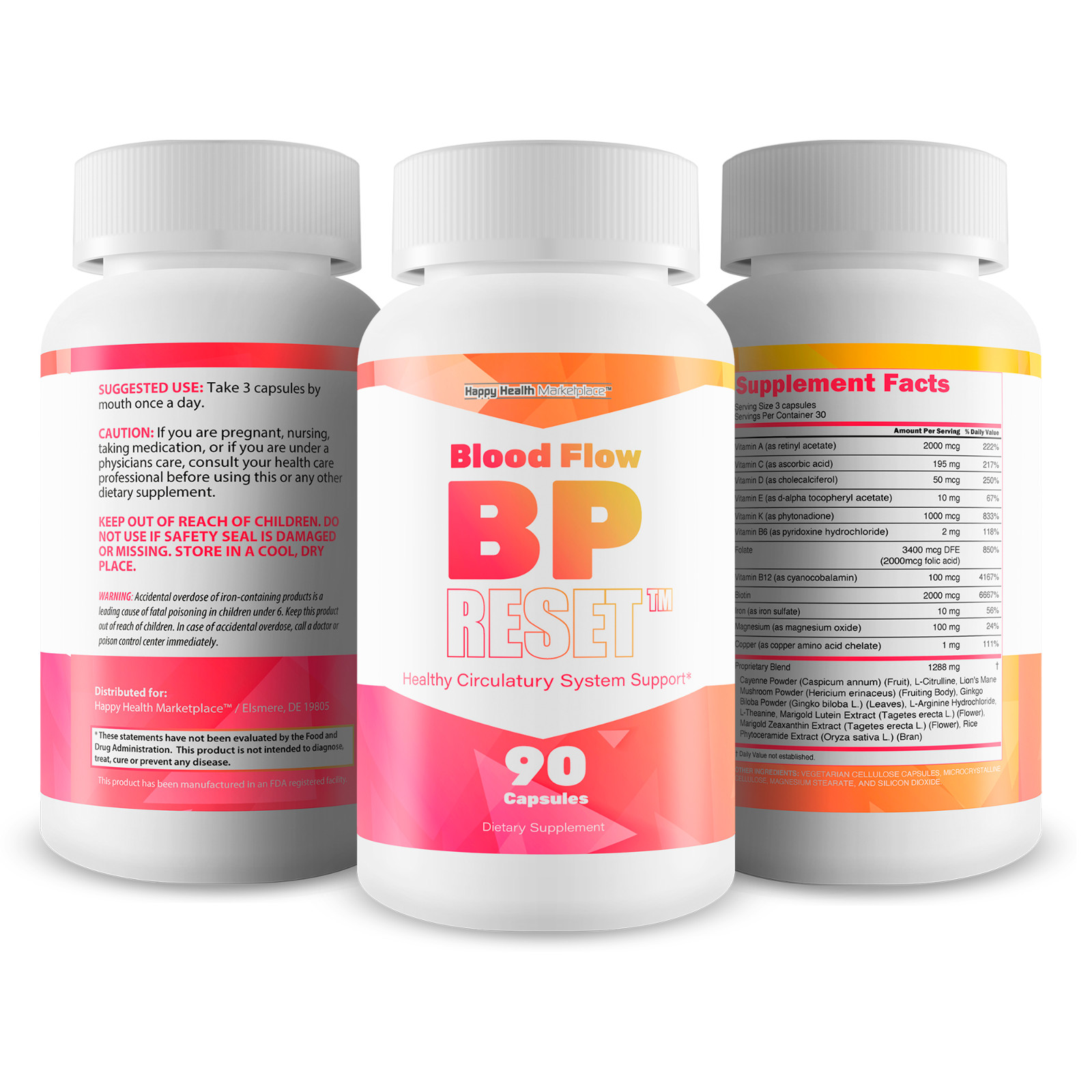 BP Reset – Our Best Circulation Support Pressure Supplement – BP Support