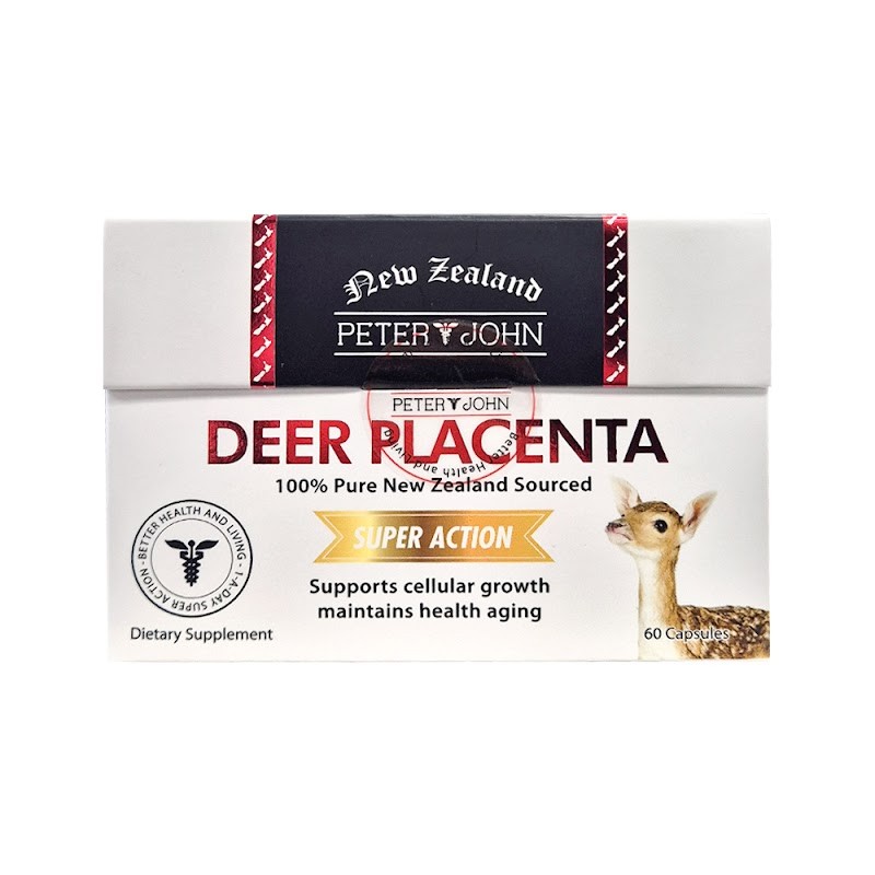 DEER PLACENTA 60 CAPSULES – 3 Pack