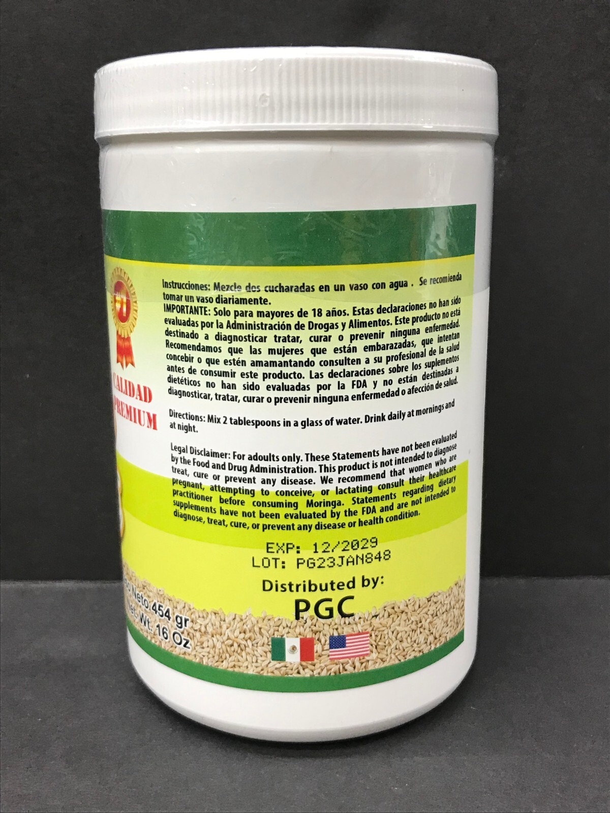 LO+ NATURAL Leche de Alpiste Canary Seed Milk (454gr)