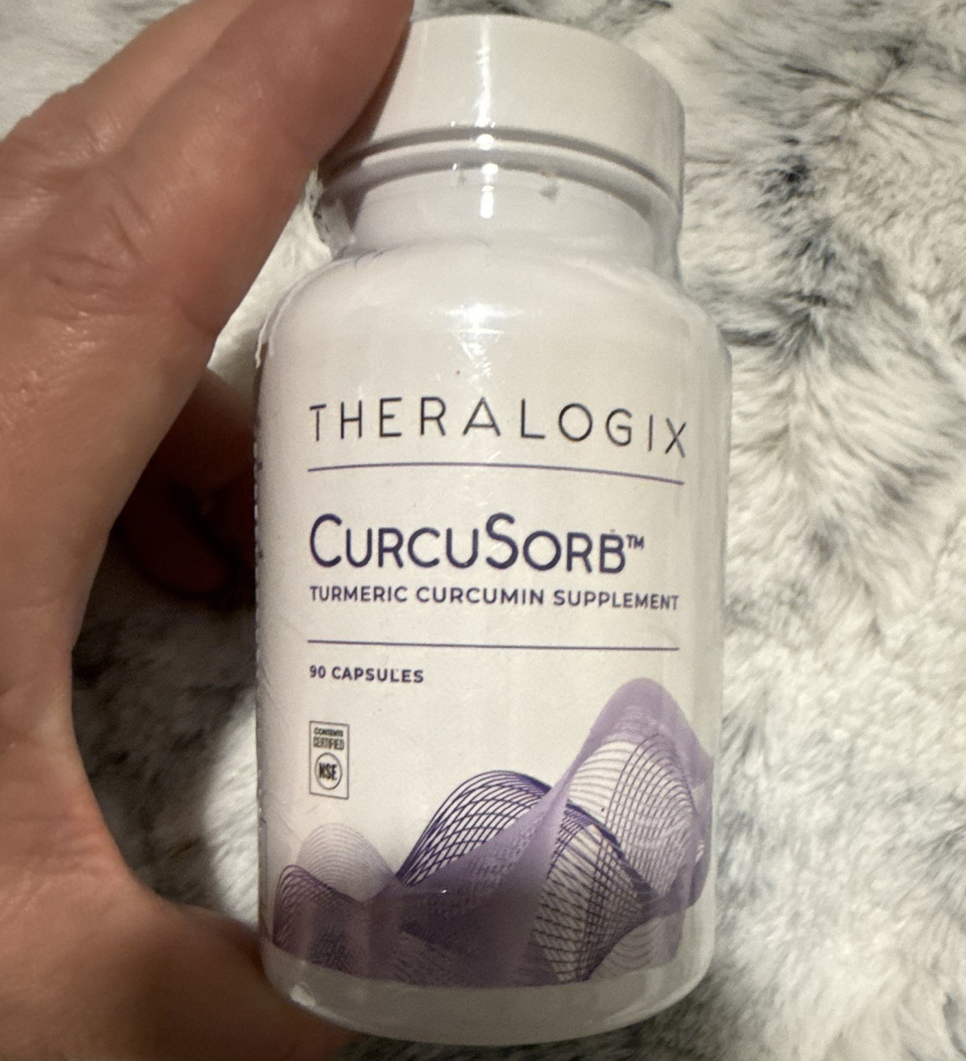 Theralogix CurcuSorb Turmeric Curcumin 300mg 90 Capsules Vegan 10/2027