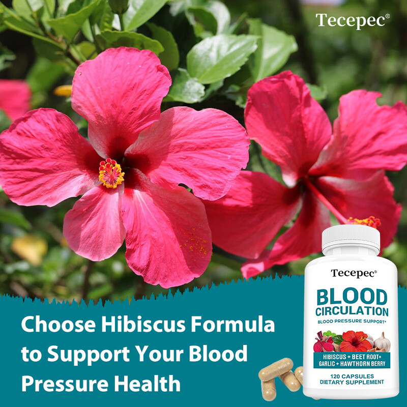 Blood Circulation Supplement – Blood Pressure Support, Heart Health Capsules