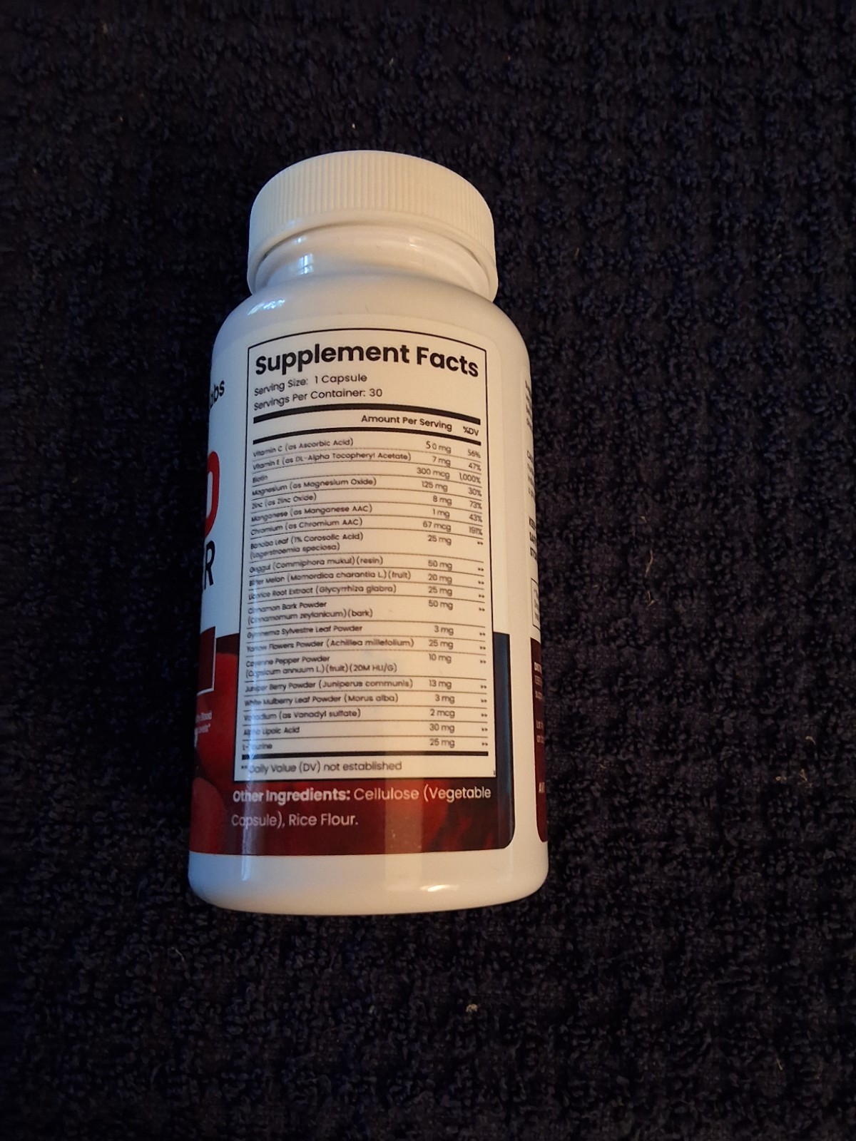 ForgeLabs Blood Stabilizer Ultra Potency Biotin 30 Capsules Exp 06/27