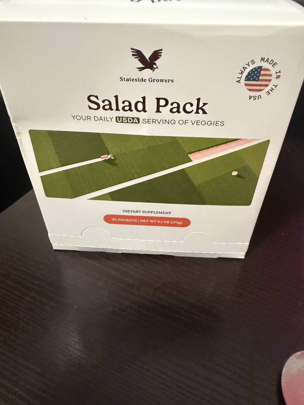 Stateside Growers Salad Pack Capsules for Digestive Health AM/PM Organic 30ct