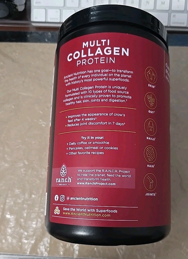 Ancient Nutrition Multi Collagen Protein Powder – 16 oz