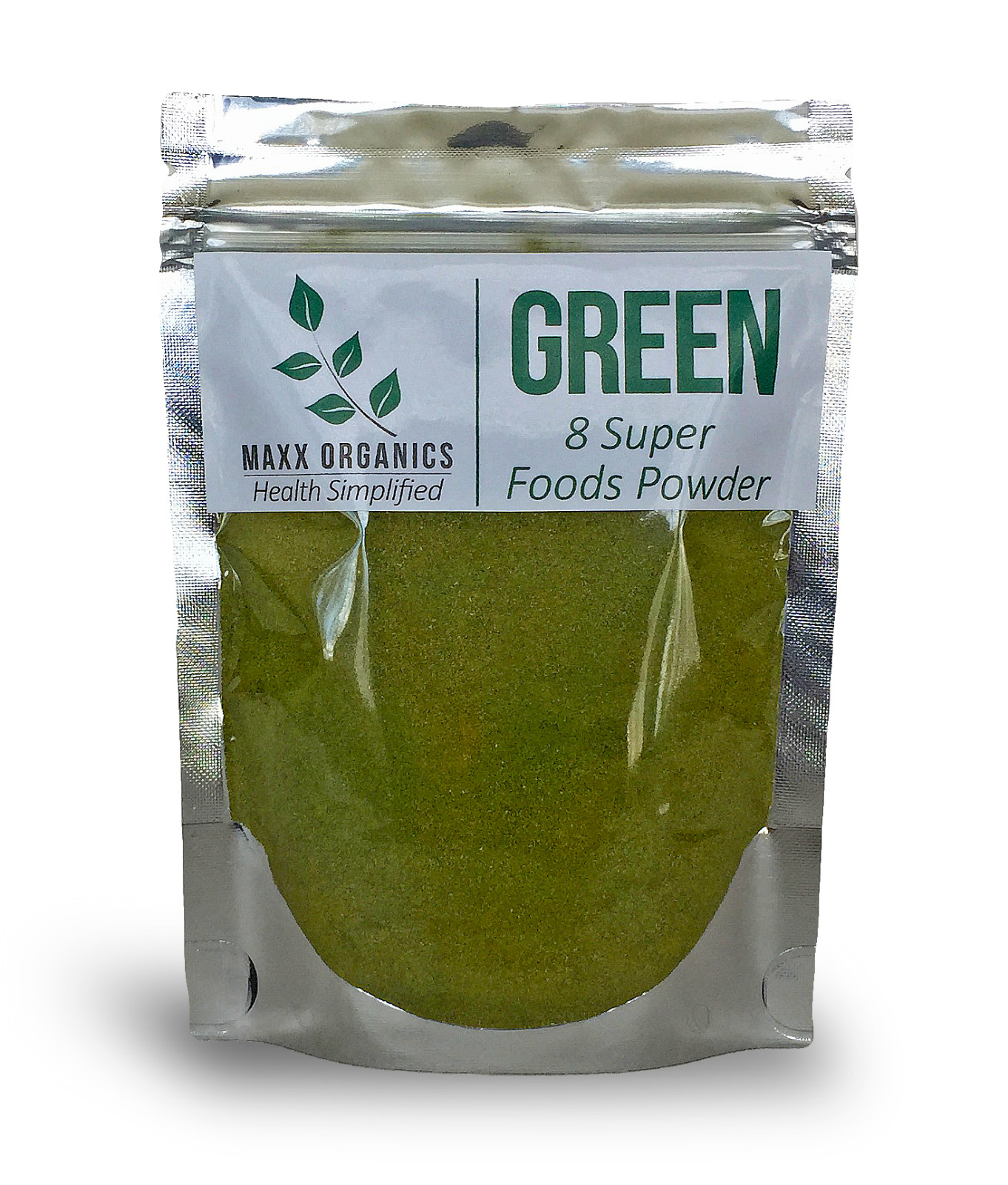 MAXX Organics GREEN SUPERFOOD POWDER 30 Day Supp Compare Organifi, Amazing Grass