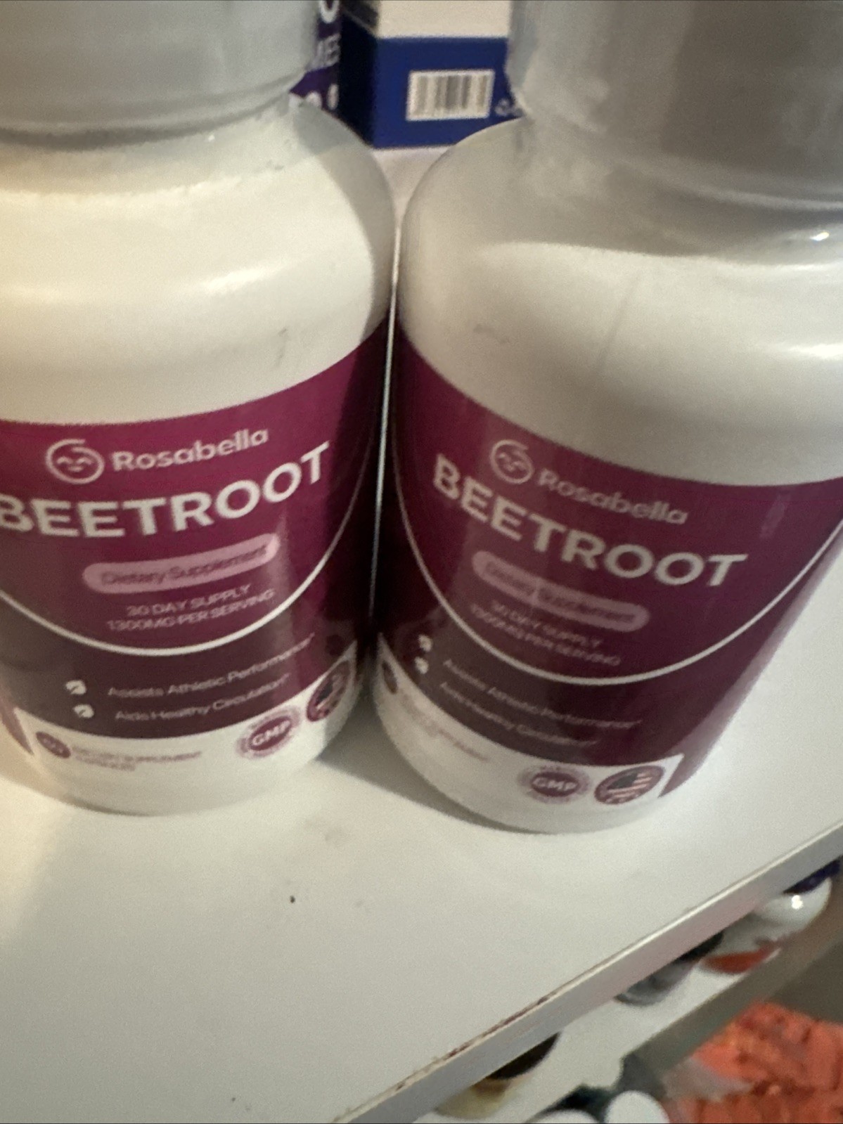 2 Rosabella Beetroot Capsules Organic Powder Athletic Circulation 60 Count GMP