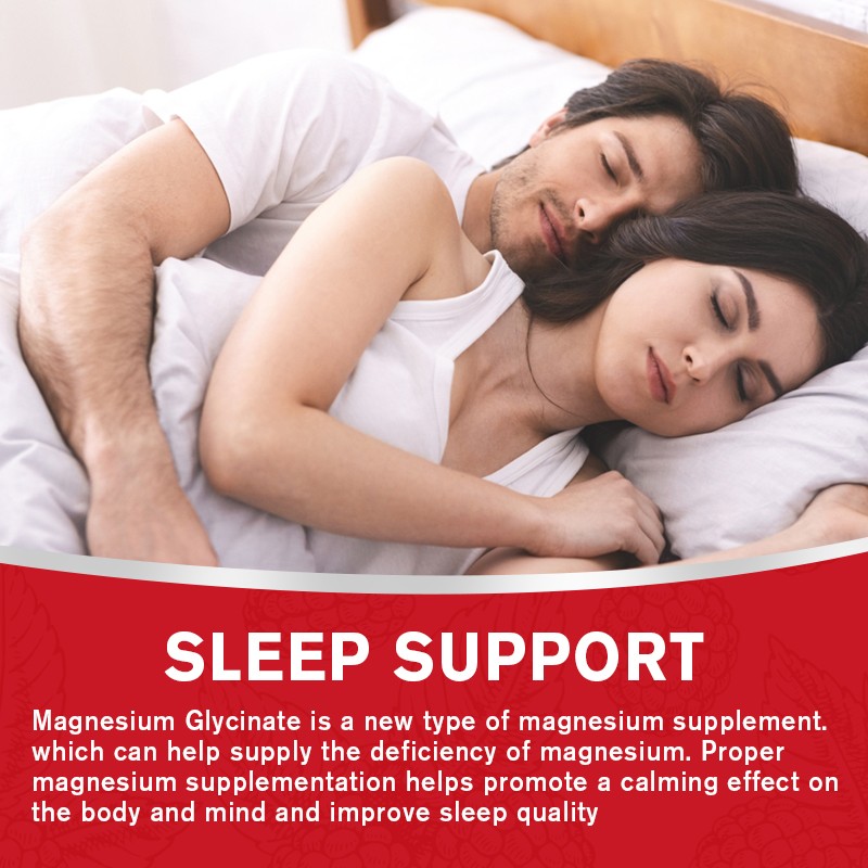 Magnesium Glycinate Gummies 60ct – Better Sleep, Calm & Relaxation, Sugar Free