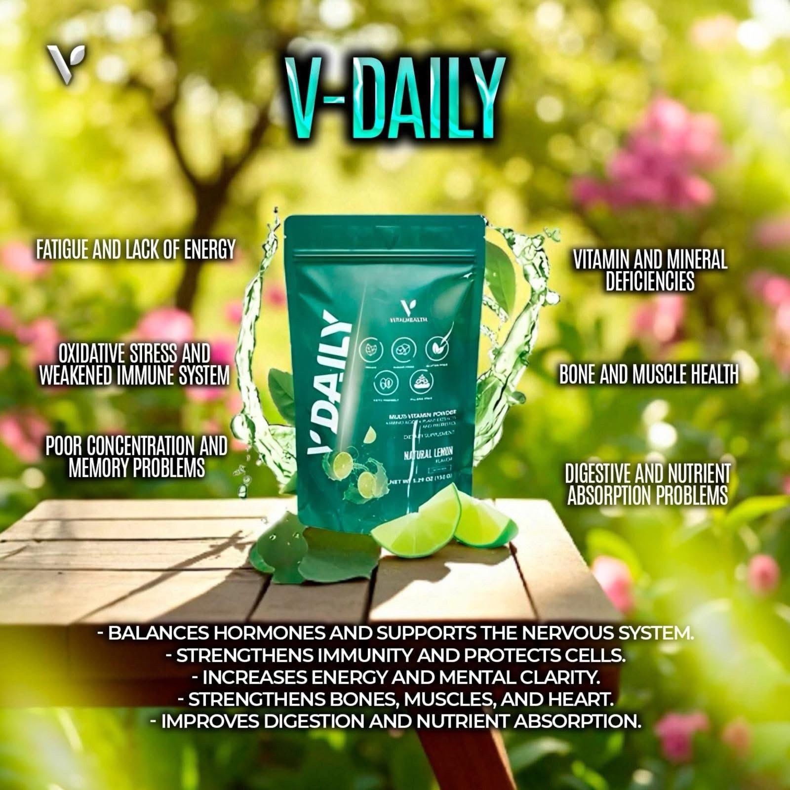 VitalHealth V Daily Lime Multi-Vitamin Vital Health