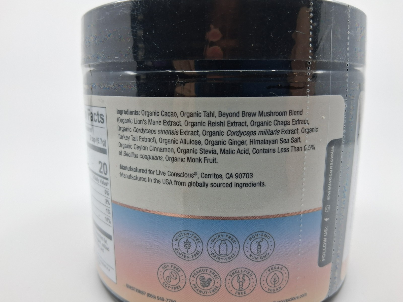 Live Conscious Beyond Brew – Coffee Alternative 7 oz EXP: 2/2027 SEALED