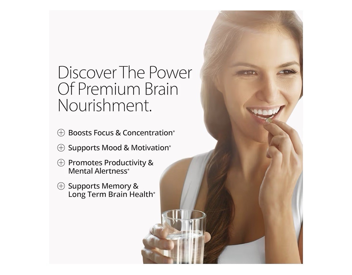 Qualia Mind Caffeine Free Focus Memory Ultimate Blend For Brain Health 120 Caps