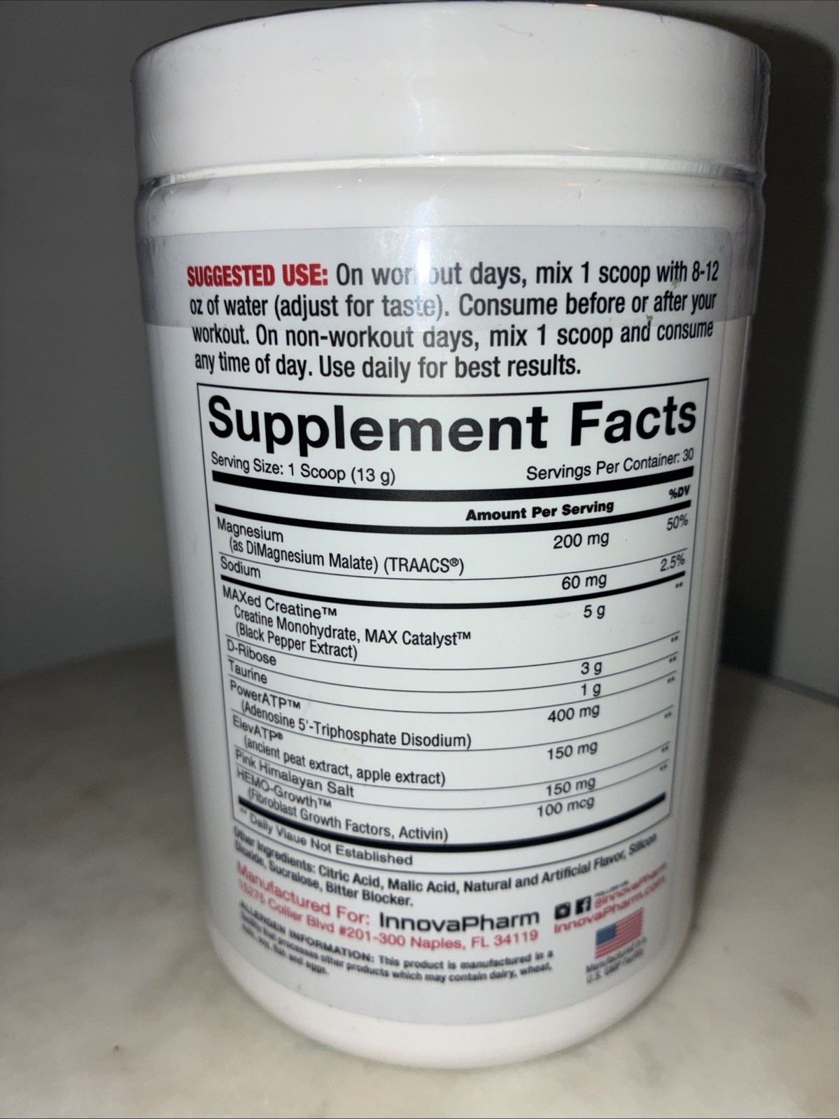 InnovaPharm Heavy Duty (13.8 oz / 390g, 30 serv) Watermelon Gummy Candy Powder