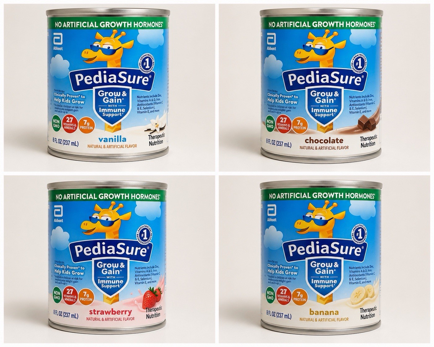 PediaSure Grow & Gain Immune Support Drink 8 fl oz Gluten-Free Non-GMO