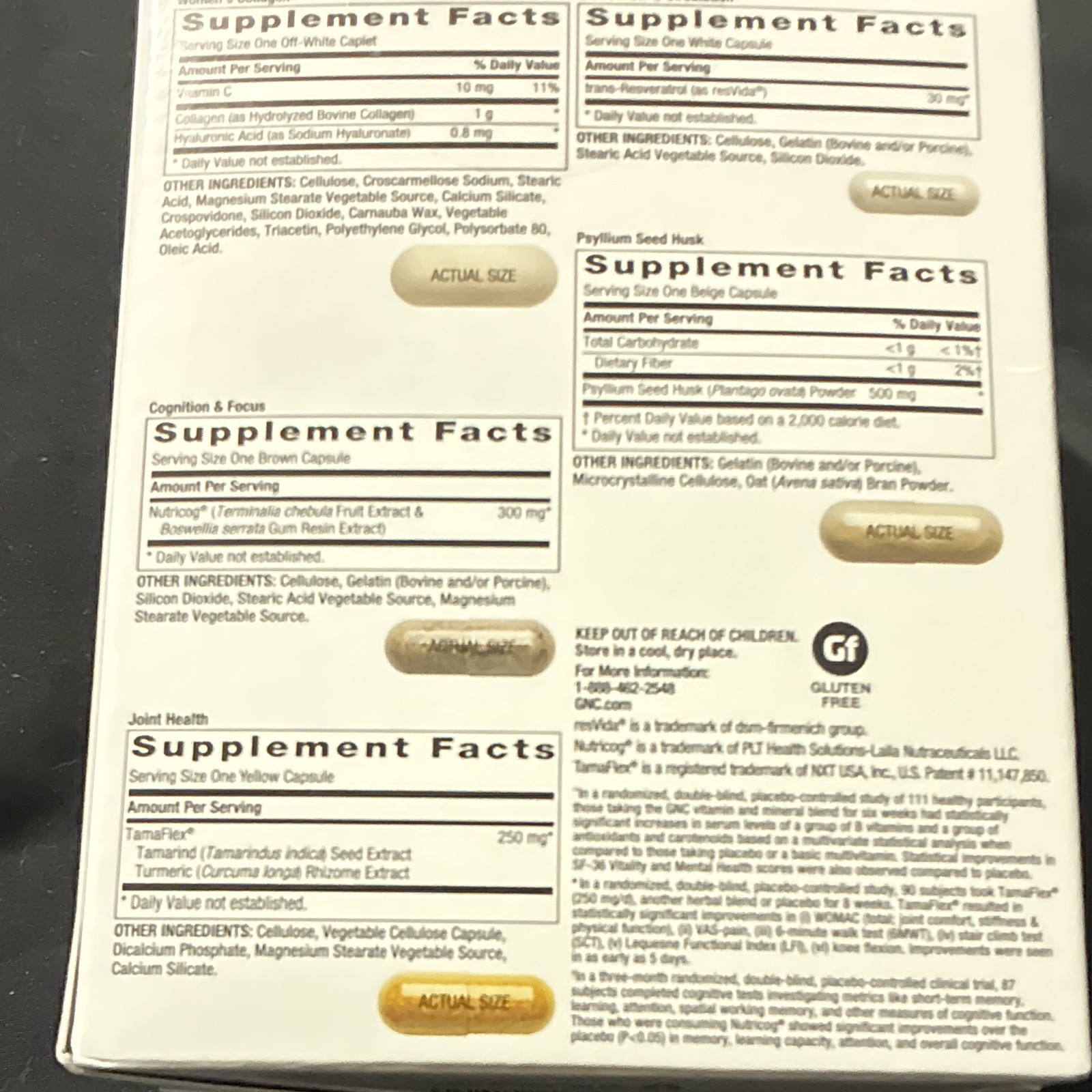 GNC Women’s Whole Body Vitapak Program Multivitamin Gluten-Free 30 Packs