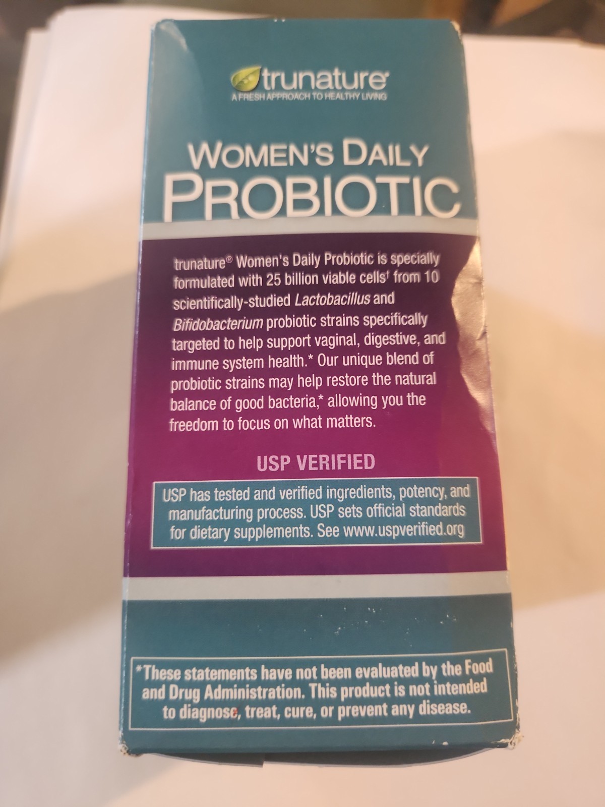 trunature Women’s Daily Probiotic 90 Vegetarian Capsules Exp 2/2028