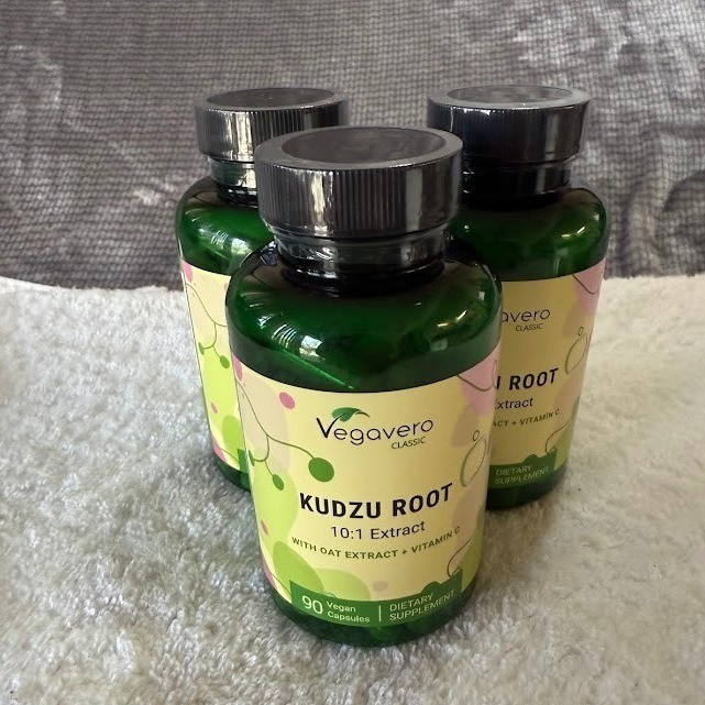 Lot Vegavero Kudzu Root 10:1 Extract 90 Vegan Capsules 3 Pack Exp 11/2027