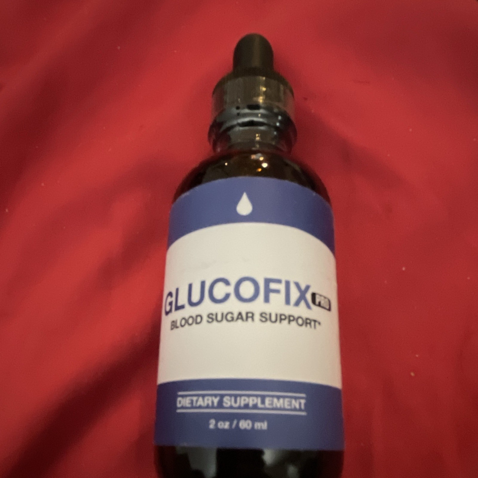GLUCOFIX Blood Sugar Support Dietary Supplement Liquid Drops, 2 oz / 60 ml