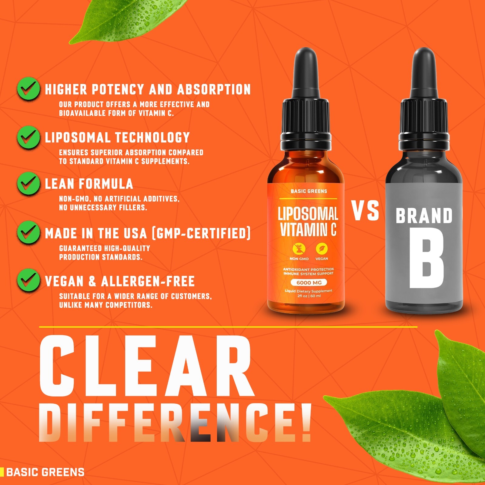 Liposomal Vitamin C Liquid – High Absorption Immune Support & Antioxidant Boost