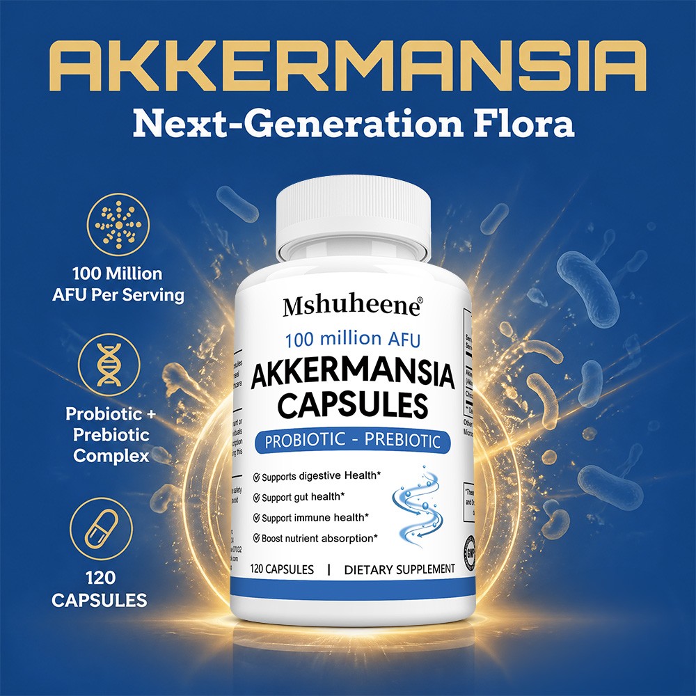 100 Million AFU Synbiotic Complex Capsules for Gut & Immune Support,30~120 Caps