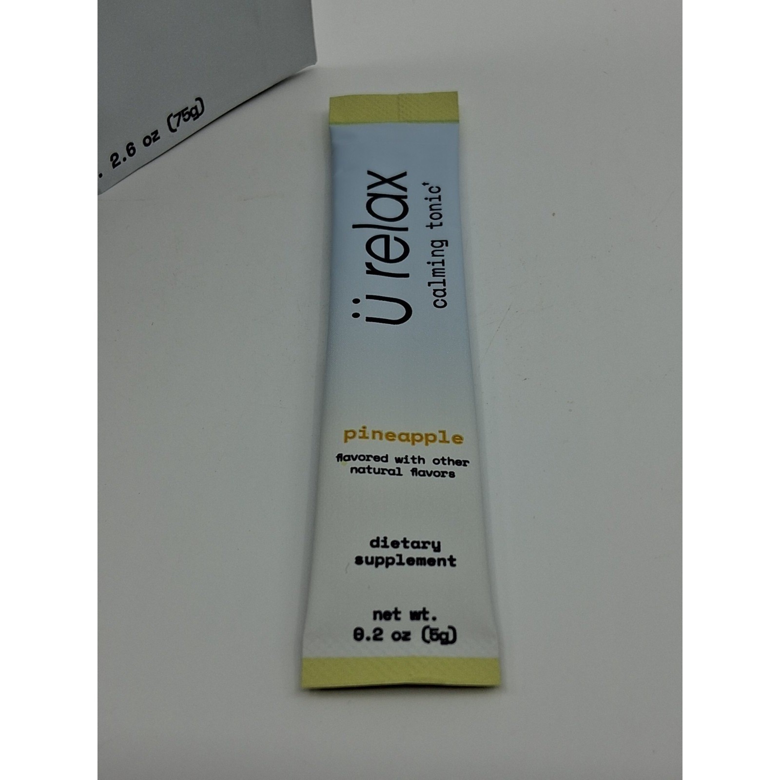 Calming Co U Relax – Pineapple 15 sticks MFG: 9/2025 open bag, SEALED packets