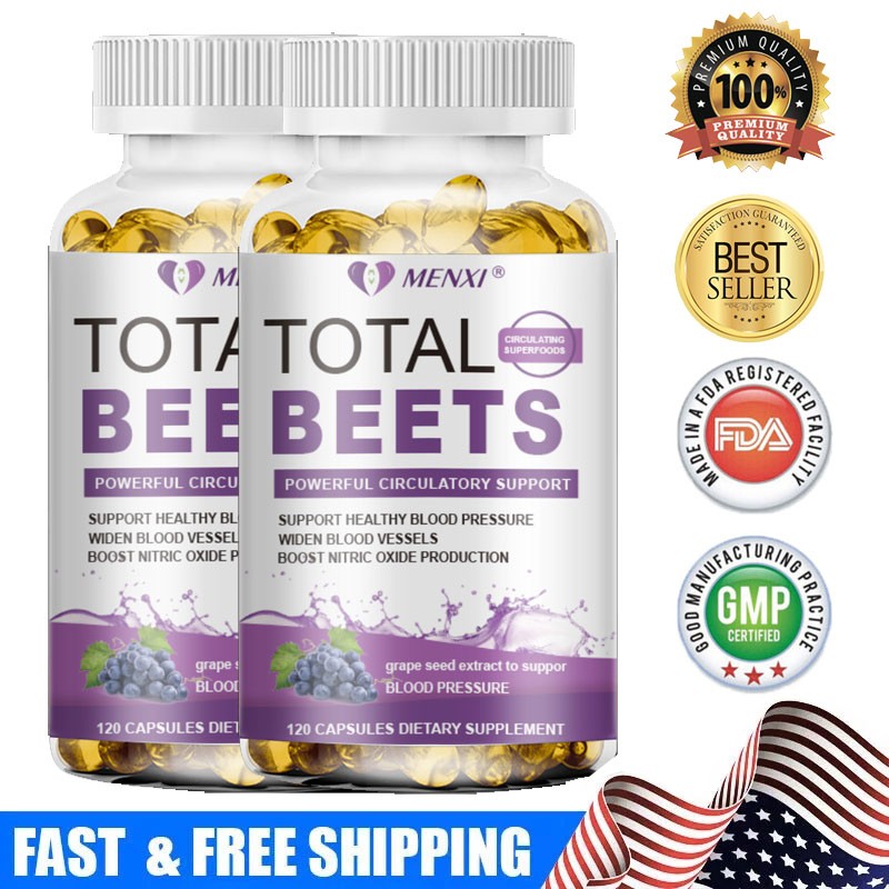 Extra Strength Beet Root Capsules 1050mg Beetroot Powder Extract Heart Health