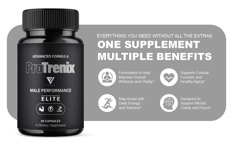 (3 Pack) ProTrenix Male Performance Pill, Pro Trenix Support (180 Capsules)