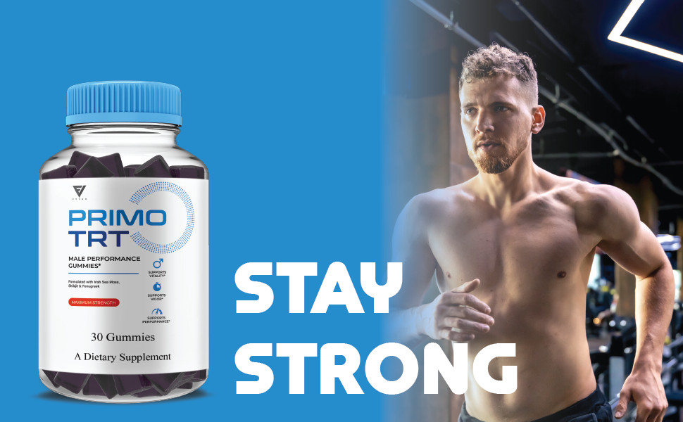(3 Pack) Primo TRT Performance Gummies, PrimoTRT Energy Support (3 Month Supply)