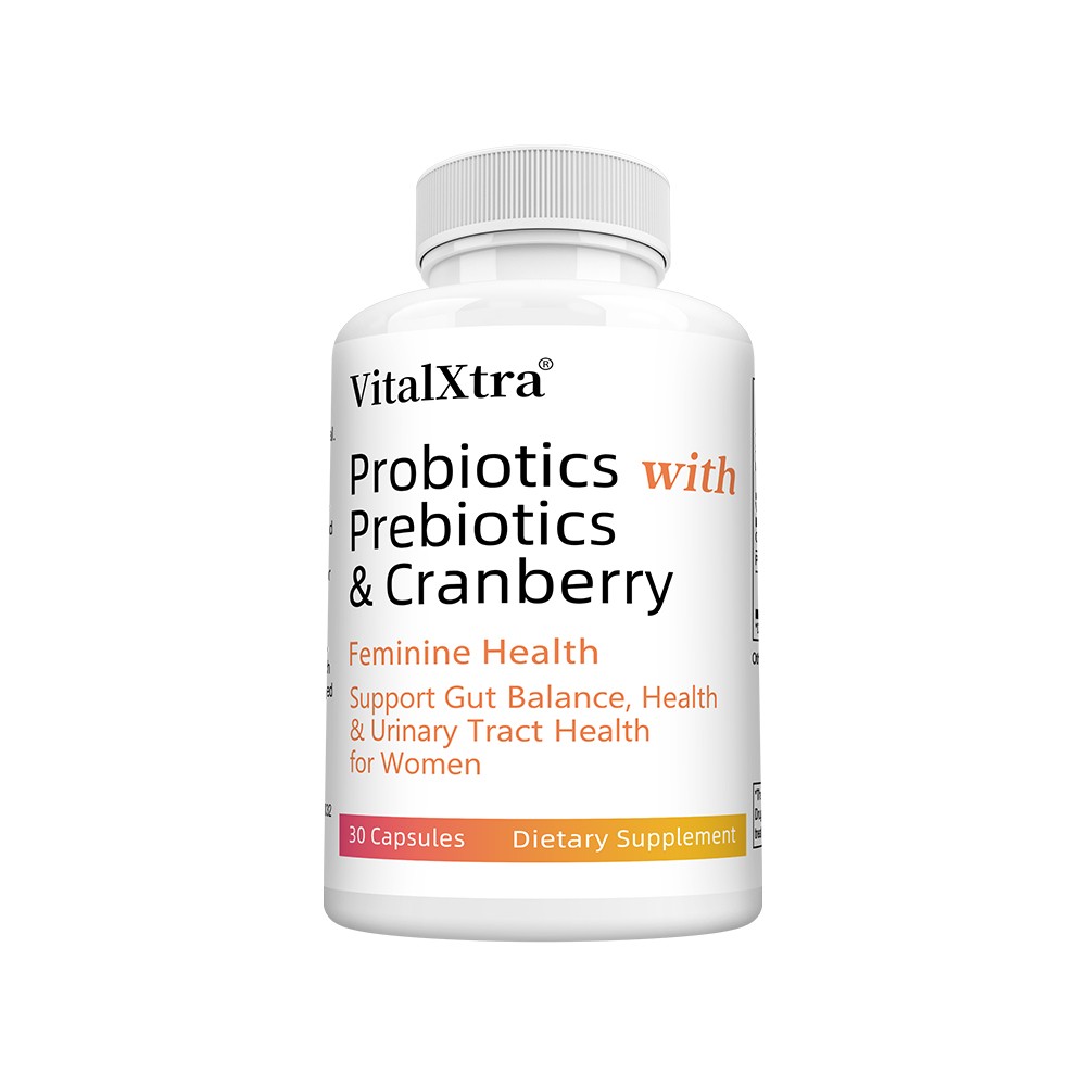 Probiotics For Women with Prebiotics Cranberry Vitamin C 30/60/120 Capsules