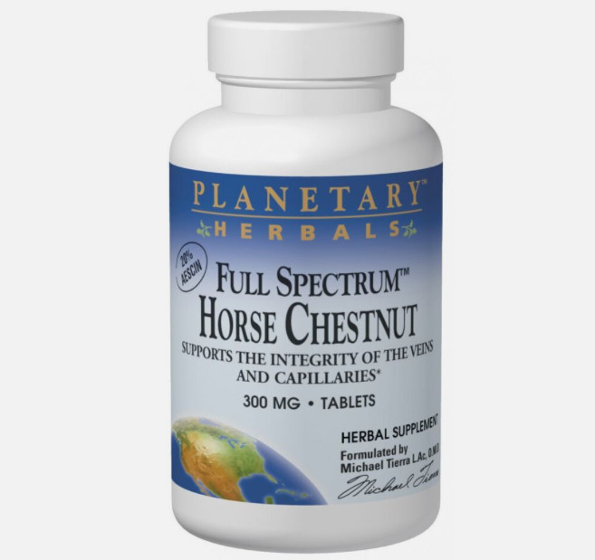 Planetary Herbals Horse Chestnut 300mg Full Spectrum 300 mg 60 Tabs
