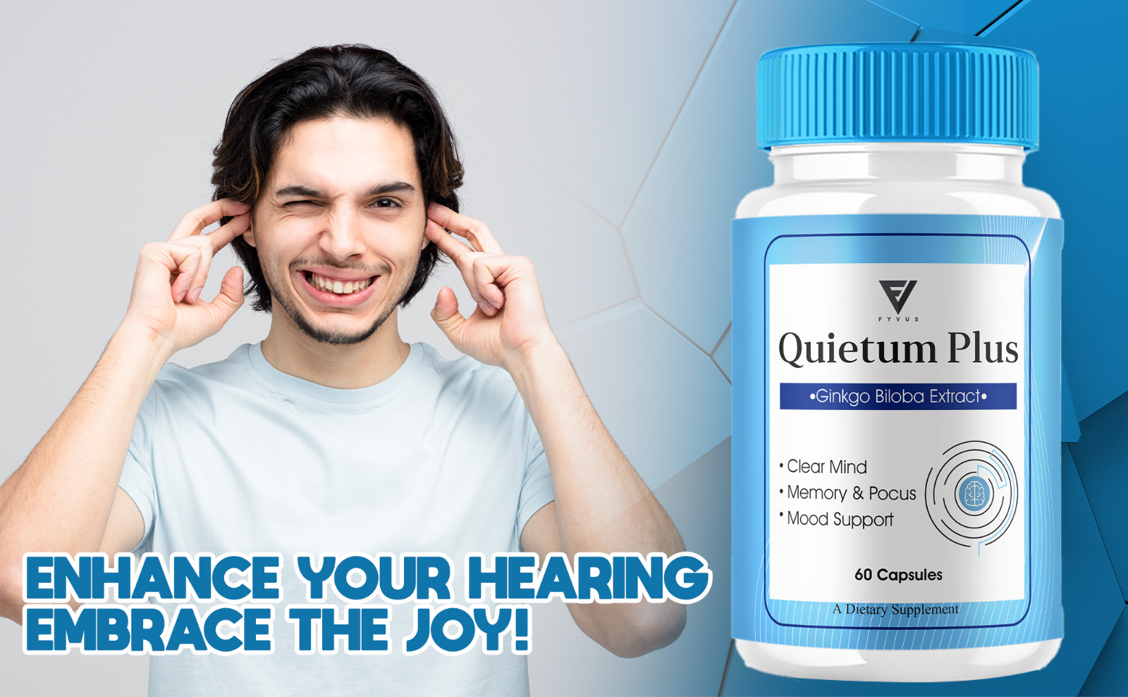 (3 Pack) Quietum Plus, Quietum Advanced Tinnitus Support (180 Capsules)