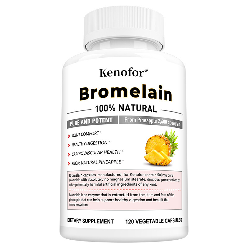 Bromoelain Supplement – Balance Blood Circulation 30 To 120 Caps